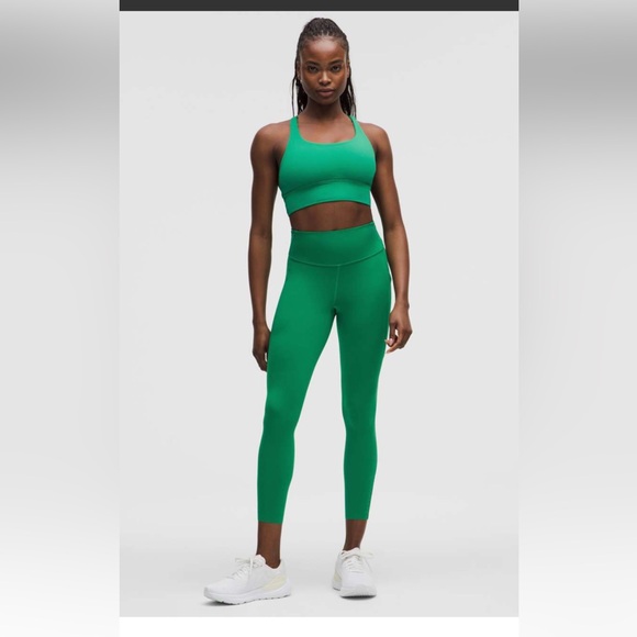 🆕 Lululemon Fast & Free Tights 25” with pockets in Raceway Green - Picture 1 of 8